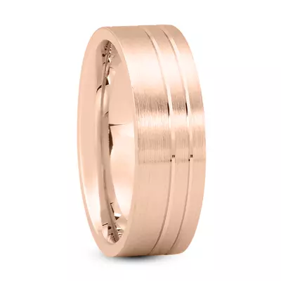 Ike Diamond Carved band (7mm)