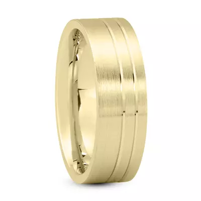 Ike Diamond Carved band (7mm)