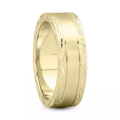 Serena Hand Engraved Band (7mm)