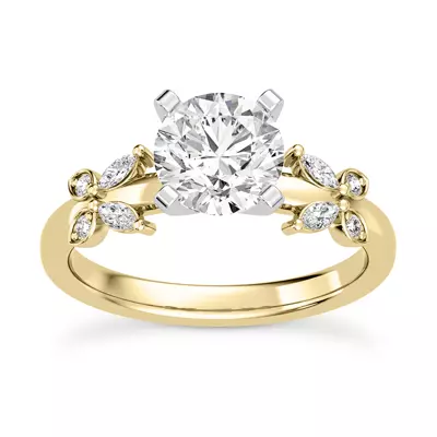 Butterfly Engagement Ring