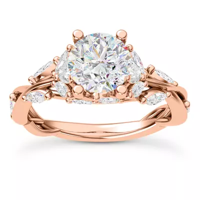 Nelly Vine Lab Engagement Ring