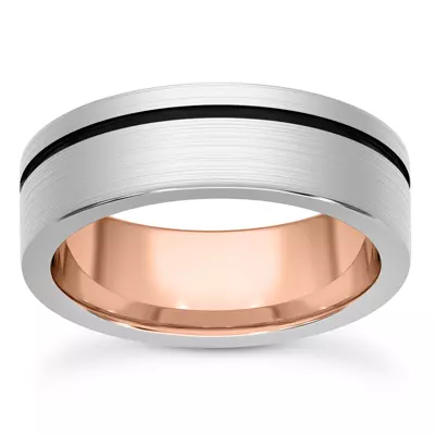 Vela Men's Wedding Band