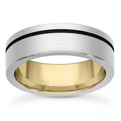 Vela Men's Wedding Band