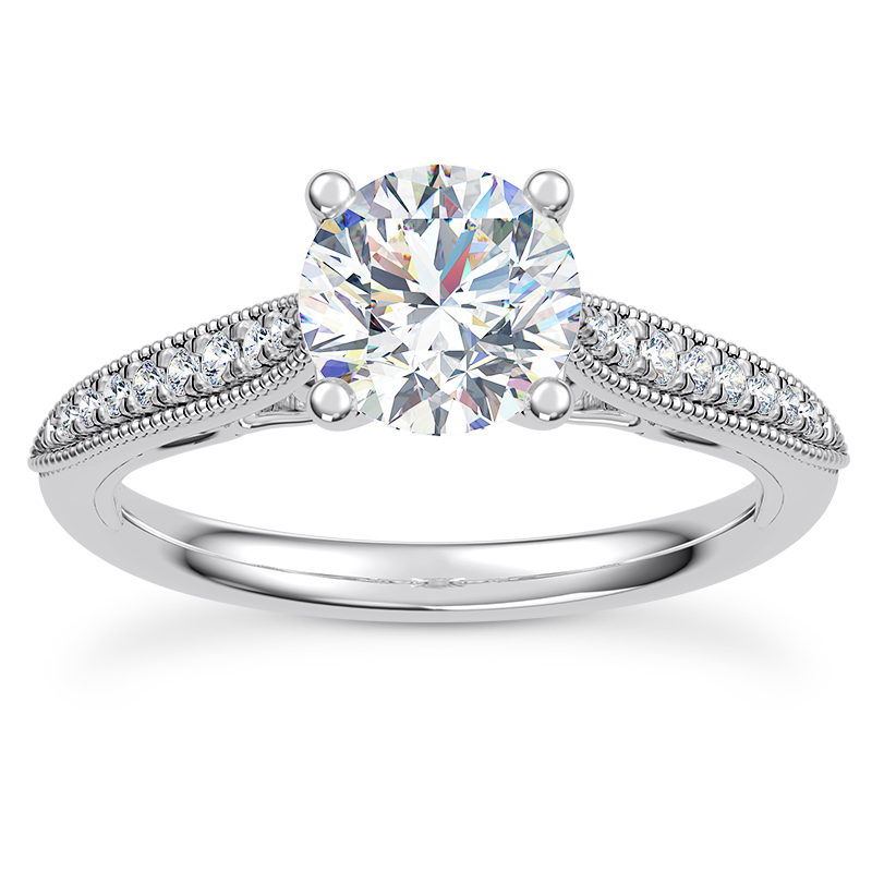 Quinley Pave Engagement Ring