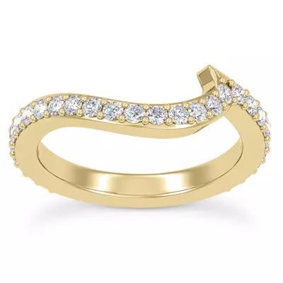 Ara Diamond Curve Band