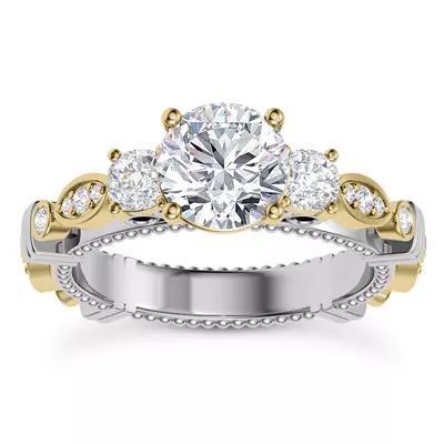 Crater Lab Engagement Ring