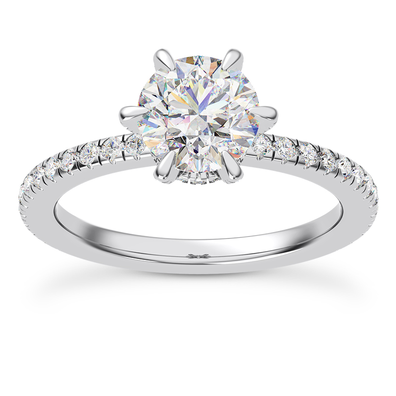 Elise Diamond Prong Engagement Ring