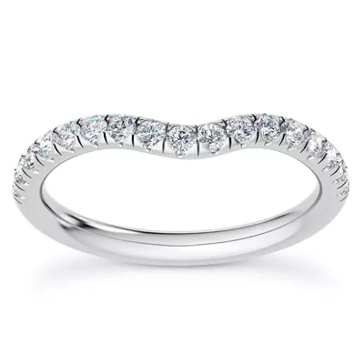 Cache Curved Pave Band