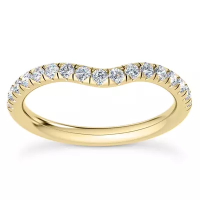 Cache Curved Pave Band