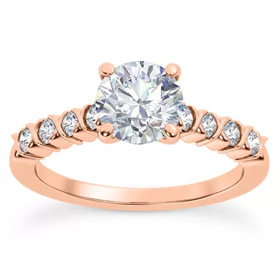 Lucia XO Diamond Engagement Ring