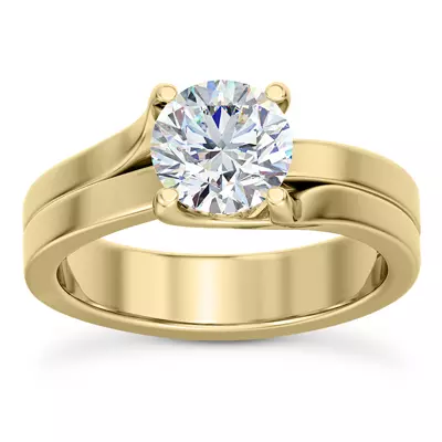 Bleeker Wishbone Solitaire Engagement Ring