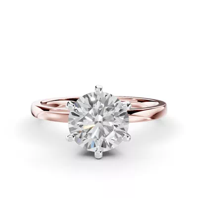 Boda Six Prong 1.5mm Comfort Fit Engagement Ring