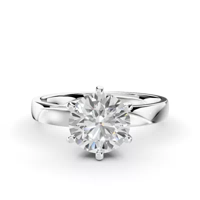 Boda Six Prong 2.5mm Comfort Fit Engagement ring