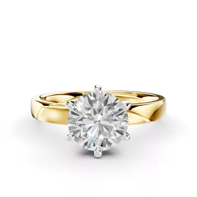 Boda Six Prong 2.5mm Comfort Fit Engagement ring