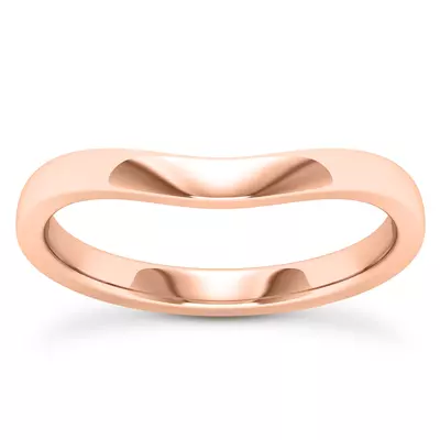 Boda  2mm Curved Band
