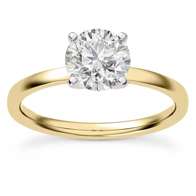 Linda 1.5mm Comfort Fit Engagement Ring