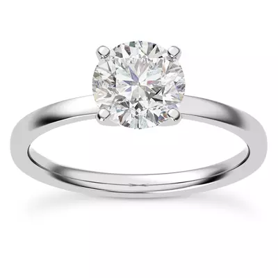 Linda 1.5mm Comfort Fit Engagement Ring