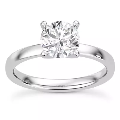 Linda 2mm Comfort Fit Engagement Ring