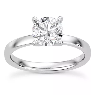 Linda 2mm Comfort Fit Engagement Ring