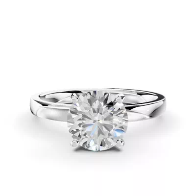 Linda 2mm Comfort Fit Engagement Ring