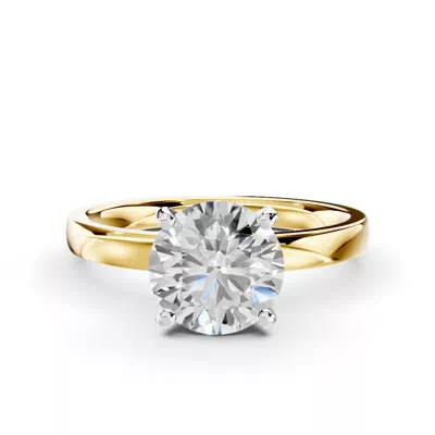 Linda 2mm Comfort Fit Engagement Ring