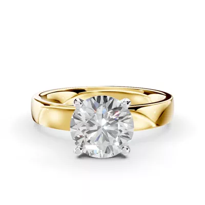 Linda 3mm Comfort Fit Engagement Ring