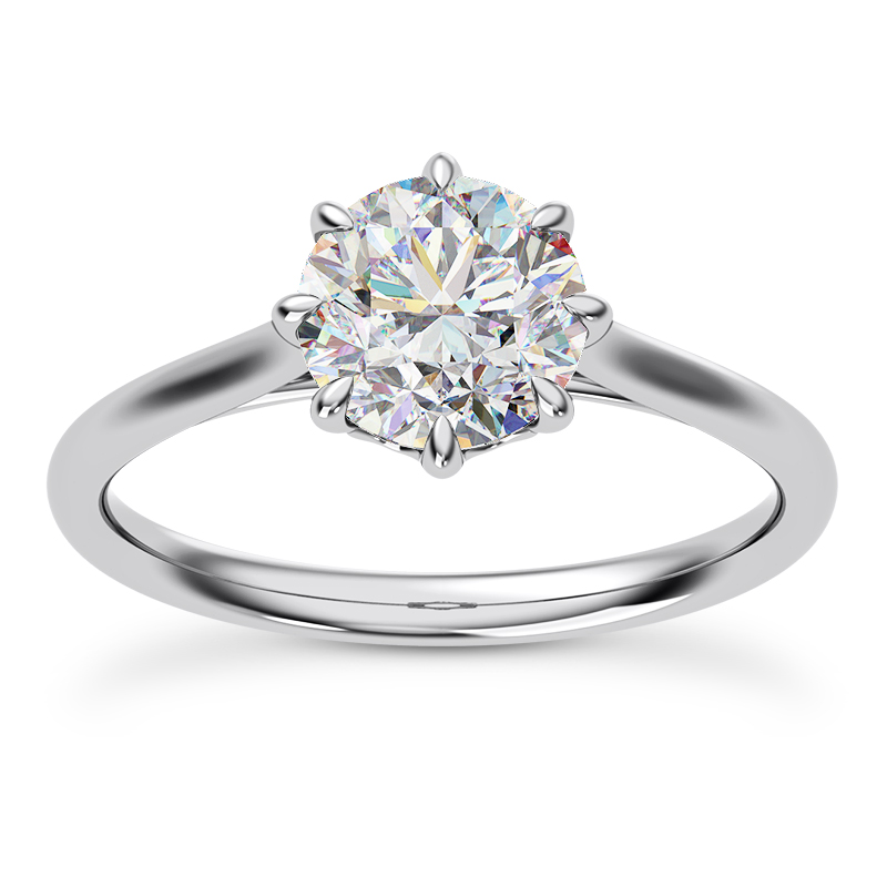 Ramona Eight-Prong Solitaire Engagement Ring