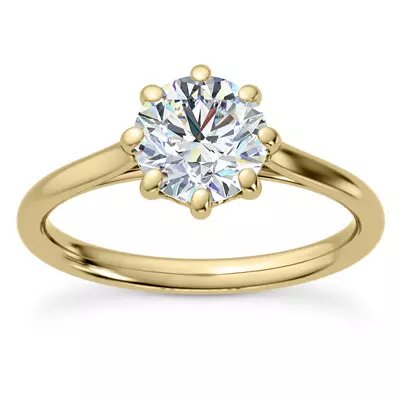 Ramona Eight-Prong Solitaire Engagement Ring