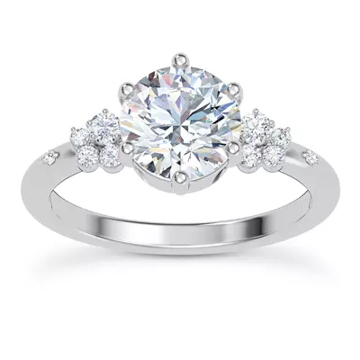 Bernice Cluster Engagement Ring