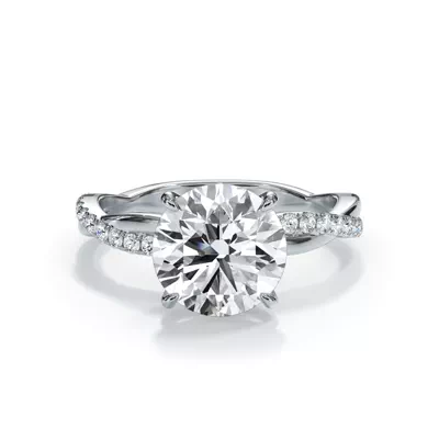Bellora Pavé Twist Engagement Ring