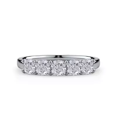 Cushion Cut Diamond 5 Stone Ring (1.00 ct. tw.)