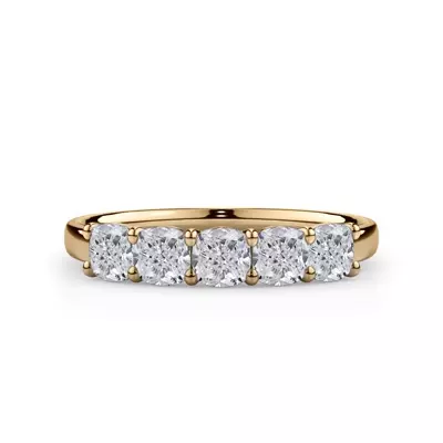 Cushion Cut Diamond 5 Stone Ring (1.00 ct. tw.)
