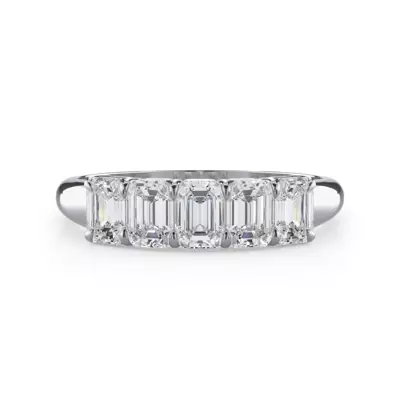 Emerald Cut Diamond 5 Stone Ring (1.00 ct. tw.)