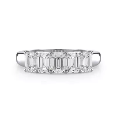 Emerald Cut Lab Diamond 5 Stone Ring (1.50 ct. tw.)