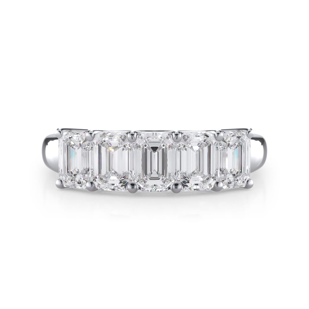 Emerald Cut Diamond 5 Stone Ring (2.00 ct. tw.)