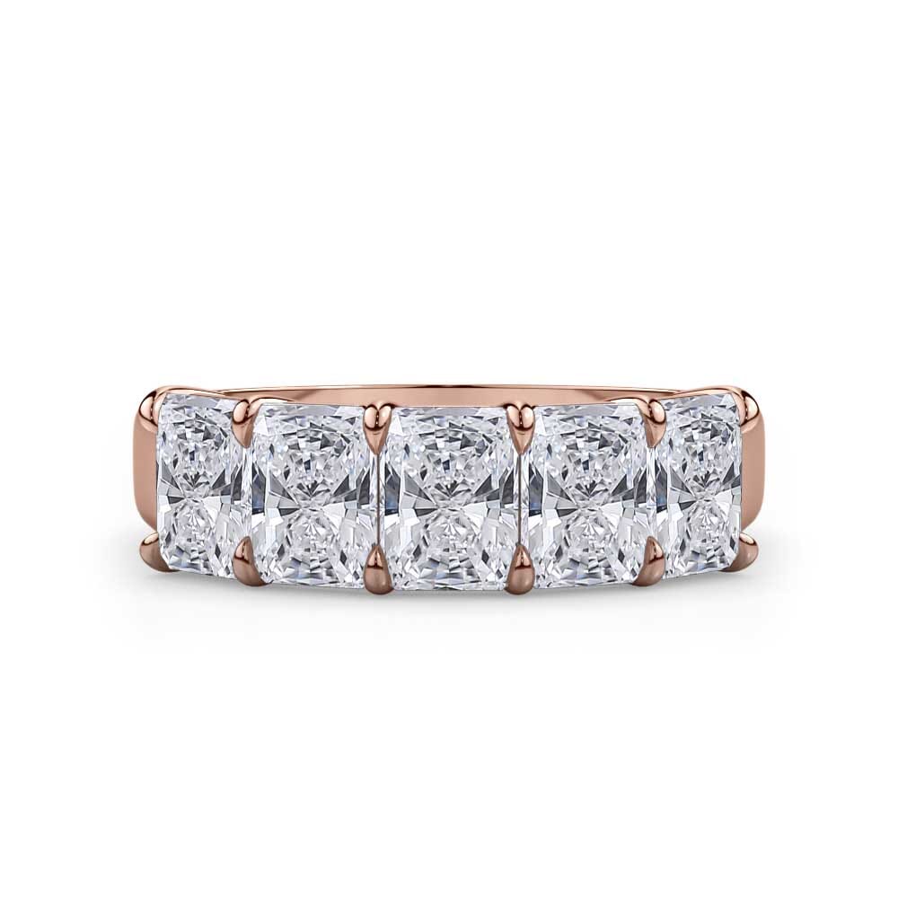 Radiant Cut Lab Diamond 5 Stone Ring (2.50 ct. tw.)