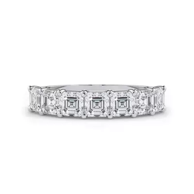 Asscher Cut Lab Diamond 7 Stone Ring (1.50 ct. tw.)
