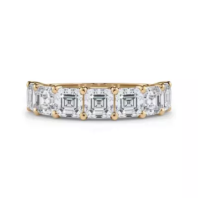 Asscher Cut Lab Diamond 7 Stone Ring (3.00 ct. tw.)