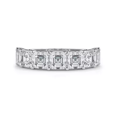 Asscher Cut Lab Diamond 7 Stone Ring (3.00 ct. tw.)