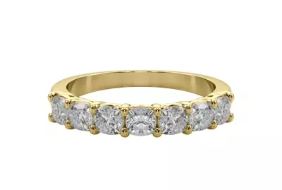 Cushion Cut Diamond 7 Stone Ring (1.00 ct. tw.)