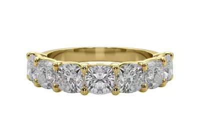 Cushion Cut Diamond 7 Stone Ring (3.00 ct. tw.)