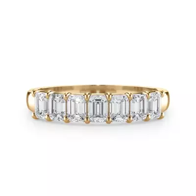 Emerald Cut Lab Diamond 7 Stone Ring (1.00 ct. tw.)