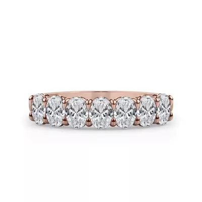 Oval Cut Lab Diamond 7 Stone Ring (1.00 ct. tw.)