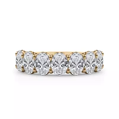 Oval Cut Lab Diamond 7 Stone Ring (2.00 ct. tw.)