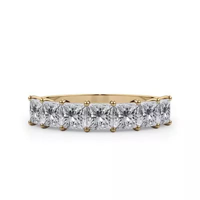 Princess Cut Lab Diamond 7 Stone Ring (1.50 ct. tw.)