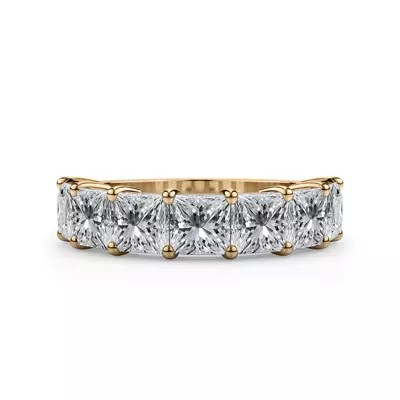 Princess Cut Lab Diamond 7 Stone Ring (3.50 ct. tw.)