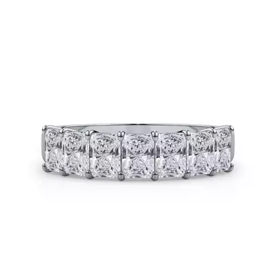 Radiant Cut Lab Diamond 7 Stone Ring (1.50 ct. tw.)