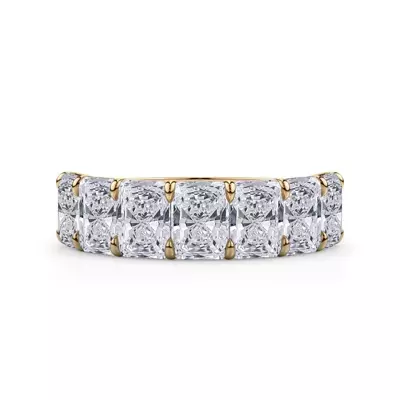 Radiant Cut Lab Diamond 7 Stone Ring (5.00 ct. tw.)