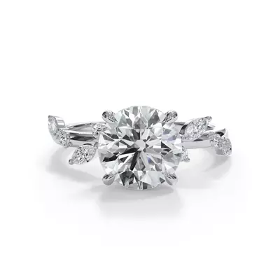 Autumn Cascade Diamond Engagement Ring