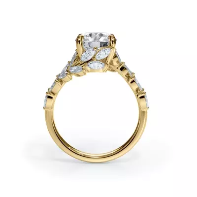 Veraison Marquise Lab Vine Engagement Ring